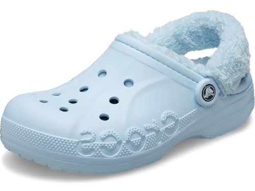 Image of Crocs Unisex Adult Baya Lined Fuzz Strap Clogs
