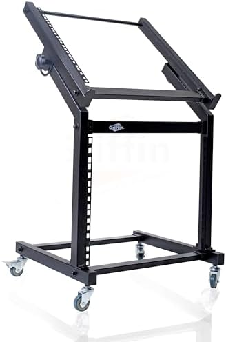 Rack Mount Rolling Stand & Adjustable Mixer Platform Rails by GRIFFIN ...