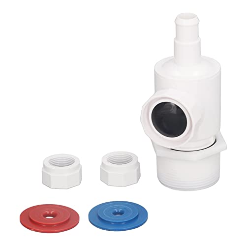 Conjunto de conector universal para limpiador de piscinas con 2 tuercas para 91009001