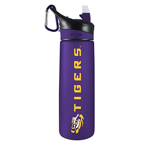 LSU Tritan Plastic Frosted Sport Bottle, Design-2 - Purple