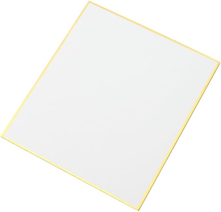 Amazon | ミニサイン色紙 奉書紙 寸松庵 121mm x 136mm 10枚セット 白 