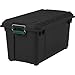 Remington 82 Quart WEATHERTIGHT Storage Box, Store-It-All Utility Tote, Black, Pack of 1