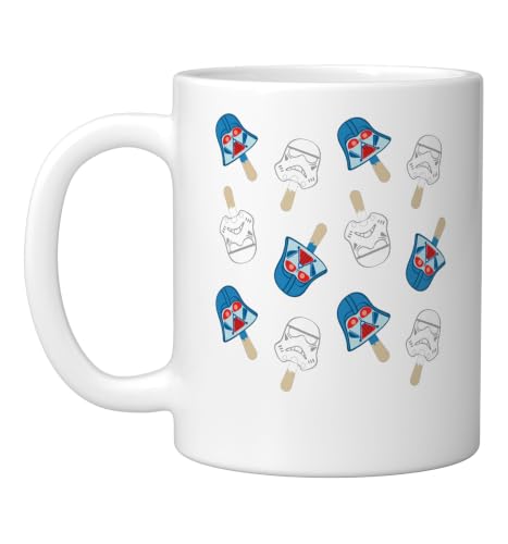Star Wars Darth Vader Pops July 4th Ceramic Mug, White