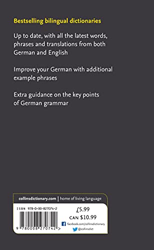 Collins German Dictionary: Essential Edition (Collins Essential Editions) (English and German Edition) - Image 2