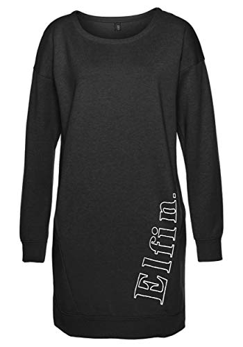 DOTIN Damen Sweatkleid Lässiges Sweatshirt Langarm Hoodie Kleider Casual...