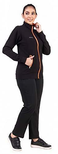 Image of Tempest Women's Stylish Ultra Strechable Lycra Sports Athletic Gym Running Sports Track Suit | Women's Yoga Track Suit Pants, Joggers, Gym, Active Lower Wear ll (2 Piece Set)