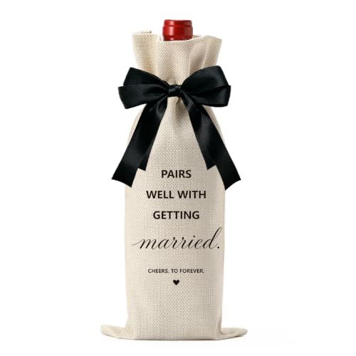 Married Wine Bag Married Gifts for Couples Mr Mrs Marriage Honeymoon Gift