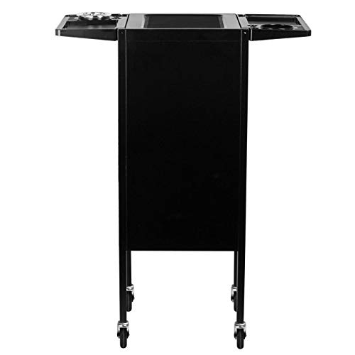 Activeshop Friseurwagen Arbeitswagen Rollwagen 500 Delux Schwarz