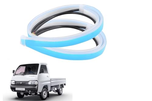 Image of Waterproof 60 CM Flexible DC Power Ultra-Fine LED Daytime Running Light Flexible Soft Compatible with Maruti Suzuki Super Carry (Pack of 2 Light)