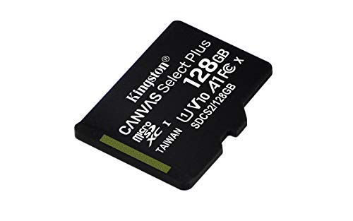 Kingston Canvas Select Plus 128GB microSD Card Class 10 UHS-I speeds up to 100MB/s with Adapter (SDCS2/128GBIN), Black - Image 6