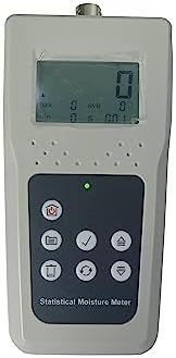 Digital Straw Moisture Meter Handheld Hay Moisture Content Monitor With Measuring Range 5-82%(CD00) Resolusion 0.1 Automatic Temperature Compensation