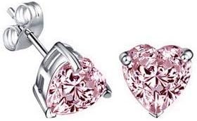 JORY JEWELRYWomen Cubic Zirconia 18K White Gold Plated Earrings, JOR-041