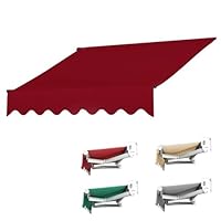 Toile De Remplacement Pour Store Banne – 365x300 Cm, Polyester 280 G/m² – Protection UV, Imperméable !
