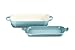 Le Creuset Stoneware Rectangular Dish with Platter Lid, 3 qt., Sea Salt