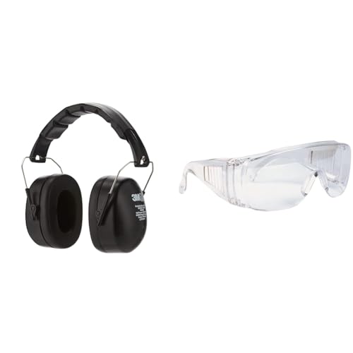 Casque antibruit 3M pliable contre les bruits forts avec lunettes Brueder Mannesmann