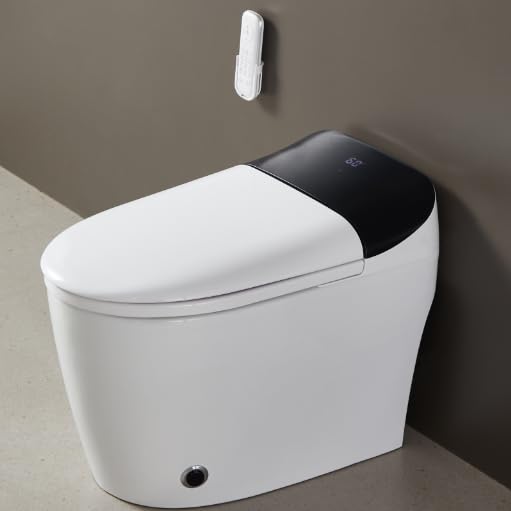 Image of Modern Smart Toilet,Electric Toilet with Warm Water Sprayer & Dryer