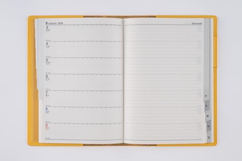 高橋書店 高橋 手帳 2026年 B6 ウィークリー シャルム 2 メローイエロー No.352 の商品画像 5