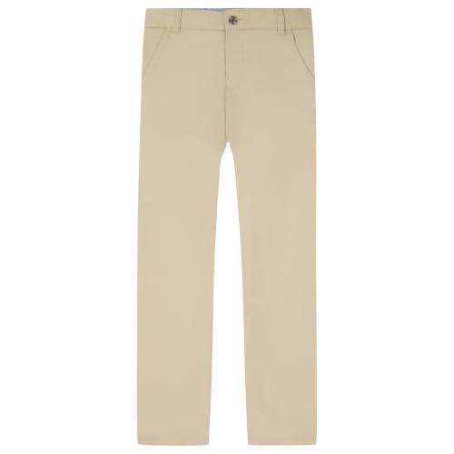 Tommy Hilfiger Kids Boys Academy Pants (Big Kids) Travel Khaki 14 Big Kids