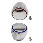 AKSIQIOL 2Pcs Replacement Cold & Hot Tap Top Head Covers Bathroom Kitchen Sink Tap Faucet Cover Handle for Basin/Bath and Kitchen Sink, Parts, Handles