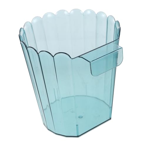 Caneca de basura colgante para puerta de gabinete azul