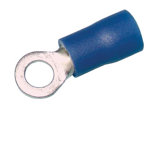 Amazon.com: Ring Terminal Vinyl Insulated #6 Blue 16-14 Gauge