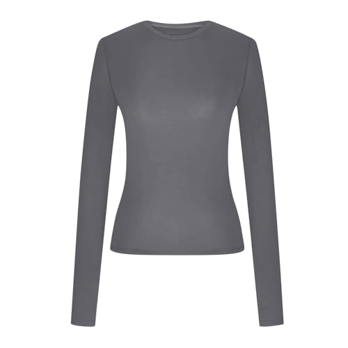 Long Sleeve Crop Tops for Women Fall Slim Fitted Going Out Basic Tees Fashion Cute Print Y2k Shirt Teen Girls Clothes4