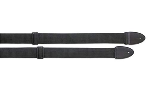 Stagg SN5BLK 2-Inch Wide Adjustable Nylon Guitar Strap - Black