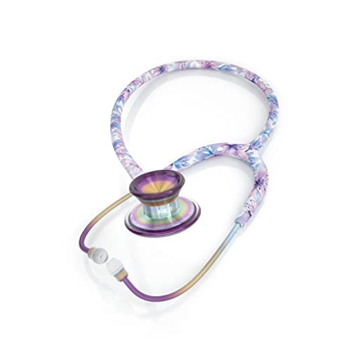Image of MDF Instruments, Engravable - MDF Monet Kaleidoscope MD One Epoch Lightweight Titanium Personalized Custom Stethoscope, Adult, Monet Tube, Kaleidoscope Chestpieces-Headset, MDF777TMOKL-ENGRAVING | Dual head, Trusted since 1971, Lifetime warranty, Free-Parts-for-Life, Latex-free, For doctors, nurses, students, home health