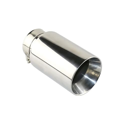 Boquilla Escape Entrada De 2,5'' Salida De 3,5'' Garganta De Escape Universal Puntas De Silenciador De Escape De Acero Inoxidable Abrazadera Silenciador Escape Coche