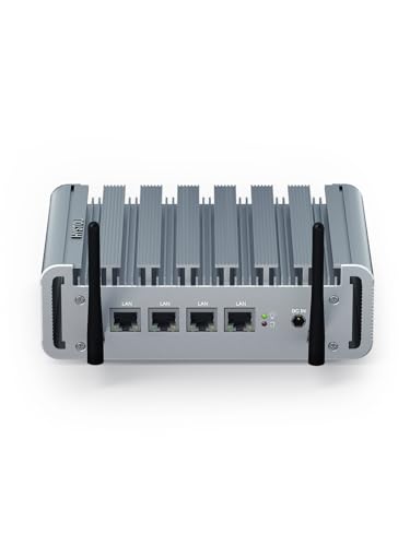 Image of HYSTOU Firewall Mini PC Micro Appliance, Router PC, VPN, Network Security Server, N100 Fanless Mini PC, Firewall 2.5gbe OPNsense, AES-NI, Vesa /Wall Mount(16GB DDR4 /512GB SSD)