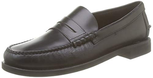 Sebago Classic Dan Waxy, Mocassins (Loafer) Homme, Noir (Black 902), 44 EU