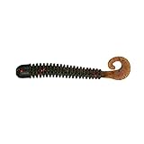 Peso: 1.36 g / 0.048 oz LIMMC 10 unids/Lote Cebo Suave señuelo de Pesca 6 cm 1.3g Plantilla Suave Cebo Wobbler Gusano camarones Curl Tail señuelo de Silicona cebos Grub, A