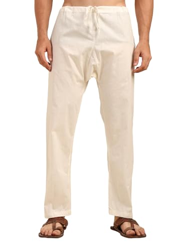 Image of ITOS365 Men Cotton Blend Kurta Pyjama Set Party Fashion Regular Ethinic Wear Indian Dress Gift for Men