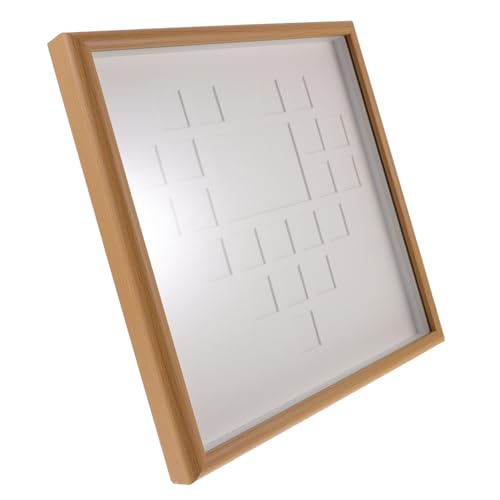 ABOOFAN Diy Wooden Picture Frame Heart Artwork Wood Frame for Boys and Girls Oil Painting Decorative Wall Decor Educational Toy