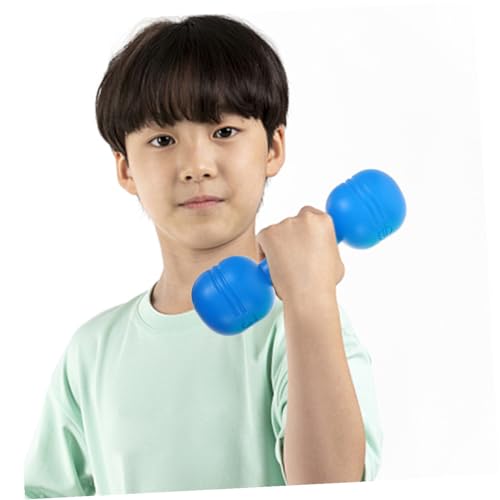 Mancuernas de PVC infantiles con mango ergonómico y sonido estimulante para niños 4