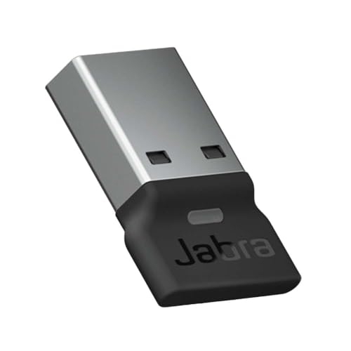 Image of Jabra 14208-24 Link 380a MS USB-A Bluetooth Adapter - Wireless Dongle for Evolve2 85 and 65 Headsets, Black