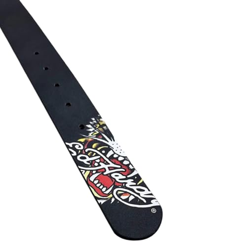 ED HARDY Men's Tattoo Print Graphic Twist Reversible Belt4