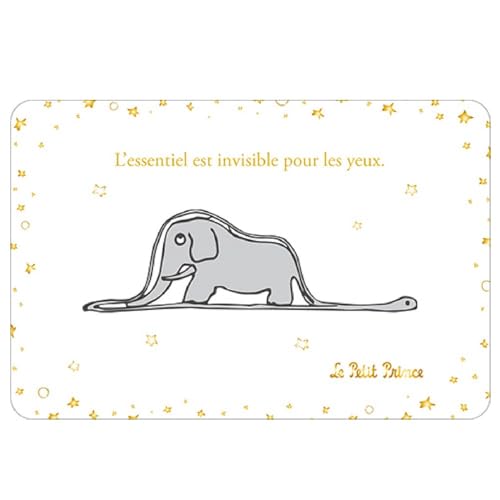 Kiub Postal Principito, Elefante y Serpiente (15x10cm)