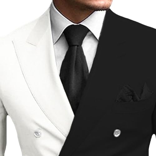 Color Block Print Blazers for Men Stylish Business Casual Suit Jacket Performance Slim Fit Versatile Sport Coat2