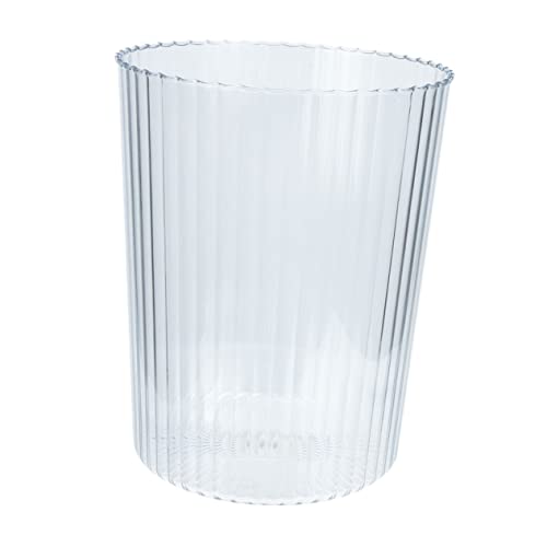 KOMBIUDA Papelera Multiusos Transparente Rectangular