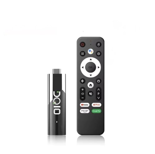 Android TV Stick, Android13 Allwinner H618 Support 8K Video 4K Wifi6 Quad Core Cortex A53 Voice Remote (2GB 16GB)