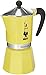 Bialetti Rainbow Caffettiera Colorata, Alluminio, Giallo, 6 Tazze