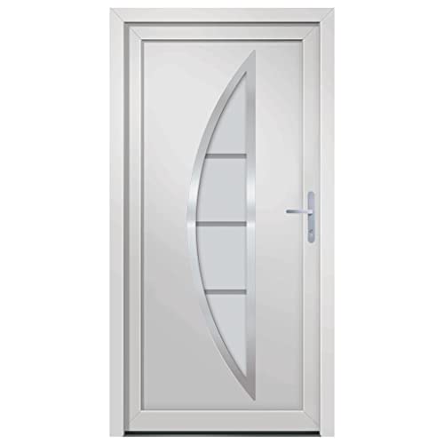 Vidaxl Porta Ingresso Bianca 108X200 Cm In Pvc, Porta, Porta Di Ingresso, Porta D'ingresso In Pvc, Porta Entrata, Porta In Pvc, Porte, Porte In Pvc
