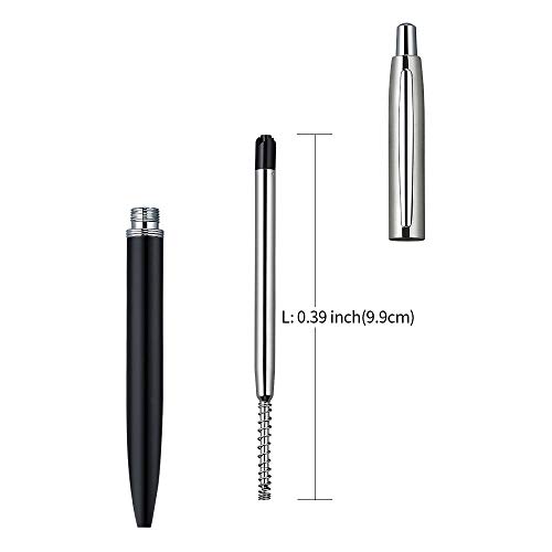 Chaoq A-424-1 Black Ink Refills (6Pcs), Replaceable Ballpoint Pen Refills thumb #4