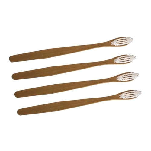 YOSADIER 4 Piezas Cepillo De De Cerdas Adulto Suave Viajar Delgado Cepillos De