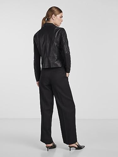 YAS-Sophie-Noos-Chaqueta-de-Piel-Cuero-Negro-L-para-Mujer YAS-Sophie-Noos-Chaqueta-de-Piel-Cuero-Negro-L-para-Mujer