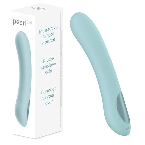 Kiiroo Pearl2 + g; Premium Interactive Retirez le gode des vibrateurs de contrĂ´le pour les femmes - Utilisation avec ou sans l'application FeelConnect - Vibrateurs interactifs Pearl 2+