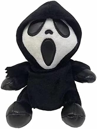 Scream Ghostface Plush,Monster Horror Plush Figure Doll, Christmas Halloween Stuffed Ornament Terrors - Scream - Ghostface Surprise Gifts 6.7 in