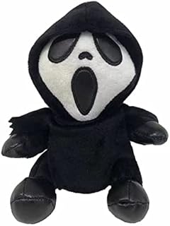 Scream Ghostface Plush,Monster Horror Plush Figure Doll, Christmas Halloween Stuffed Ornament Terrors - Scream - Ghostface Surprise Gifts 6.7 in