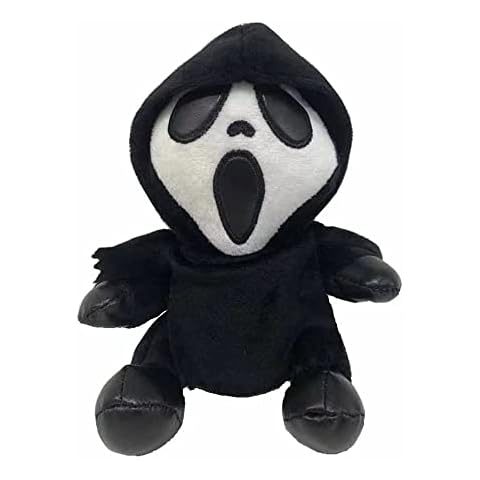 Scream Ghostface Plush,Monster Horror Plush Figure Doll, Christmas Halloween Stuffed Ornament Terrors - Scream - Ghostface Surprise Gifts 6.7 in Cover